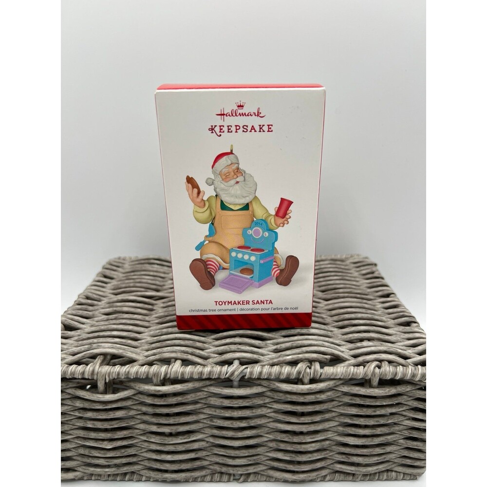 2014 Hallmark Keepsake Toymaker Santa Ornament 15th Series NIB New In Box